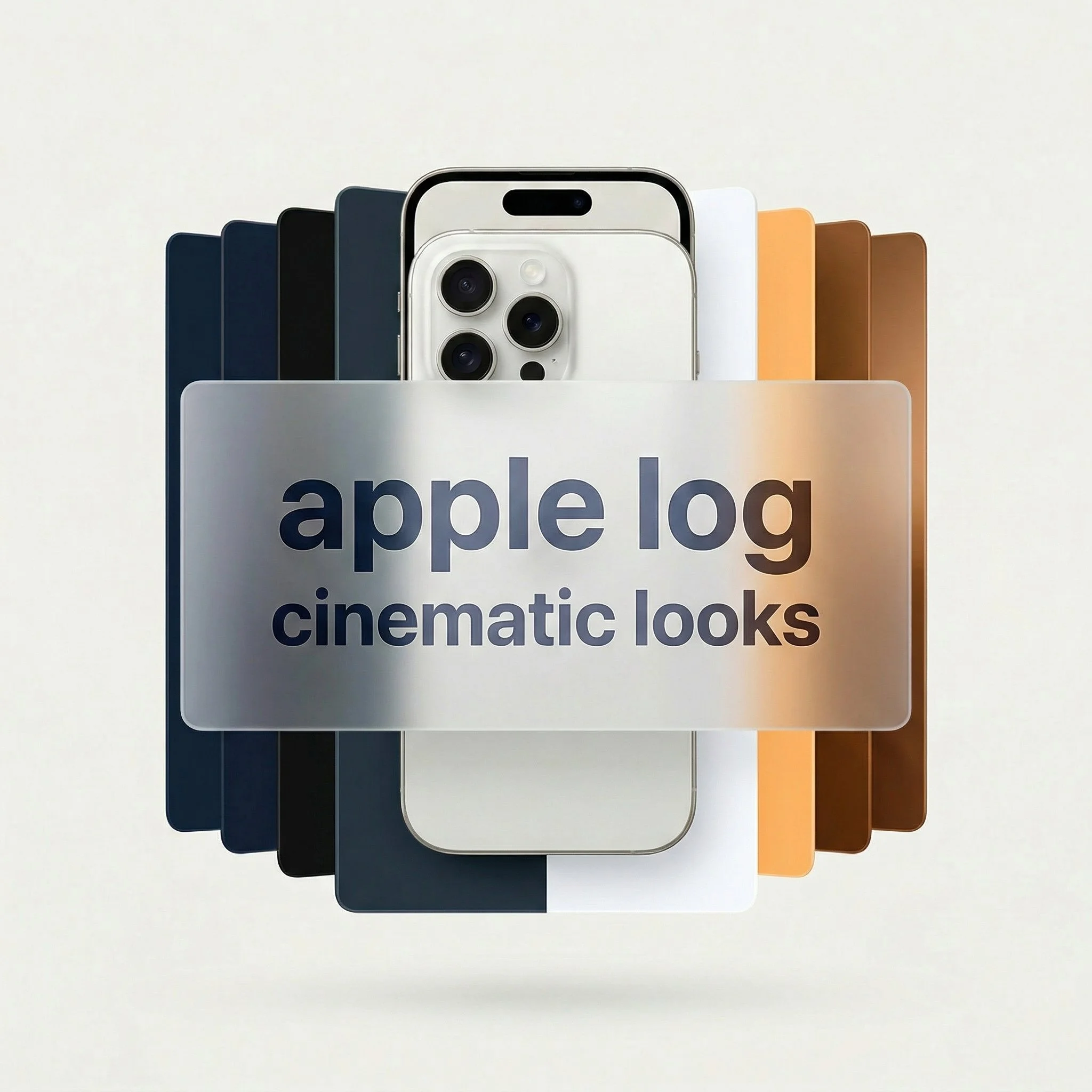 Portada de apple log cinematic luts