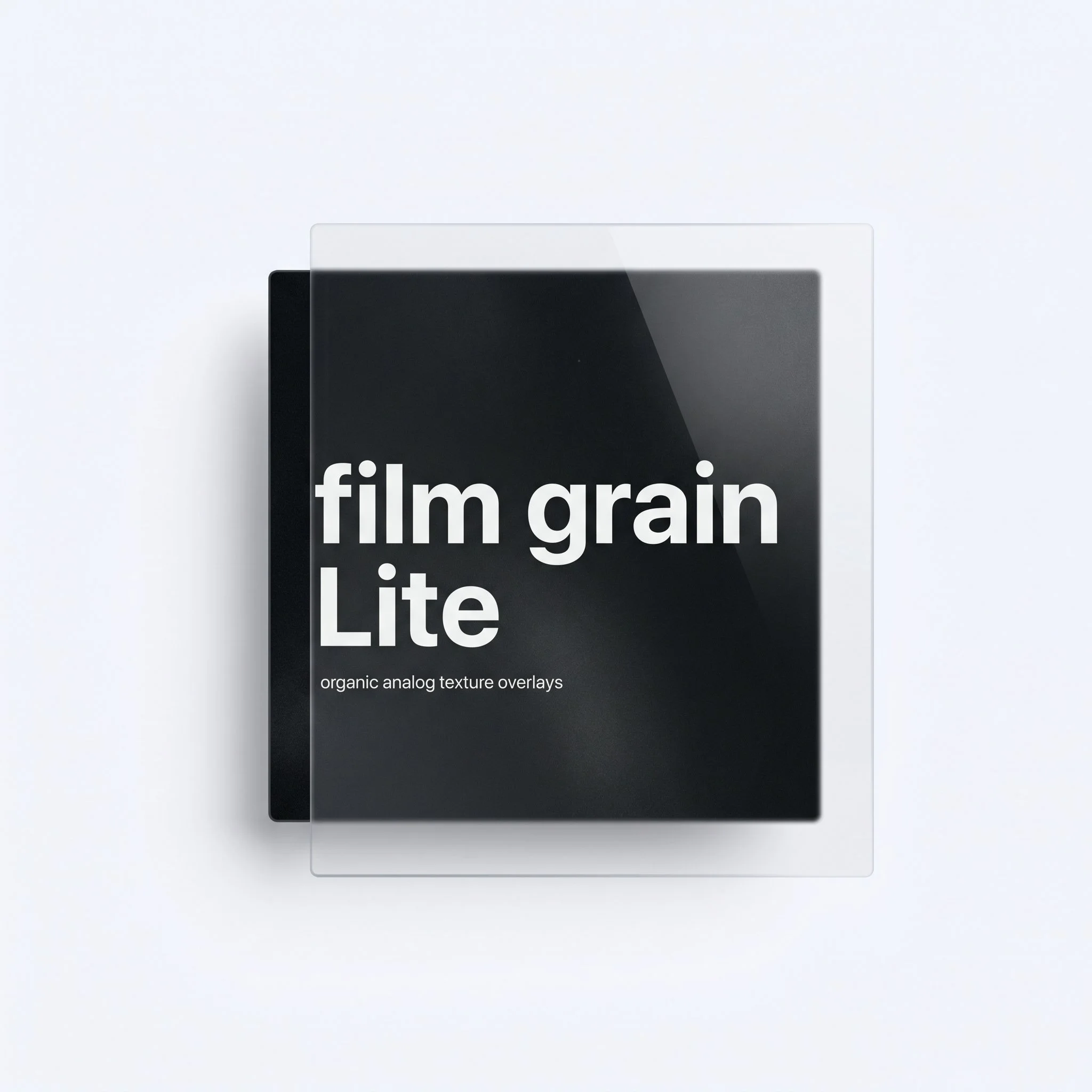 Portada de film grain lite · 3 overlays